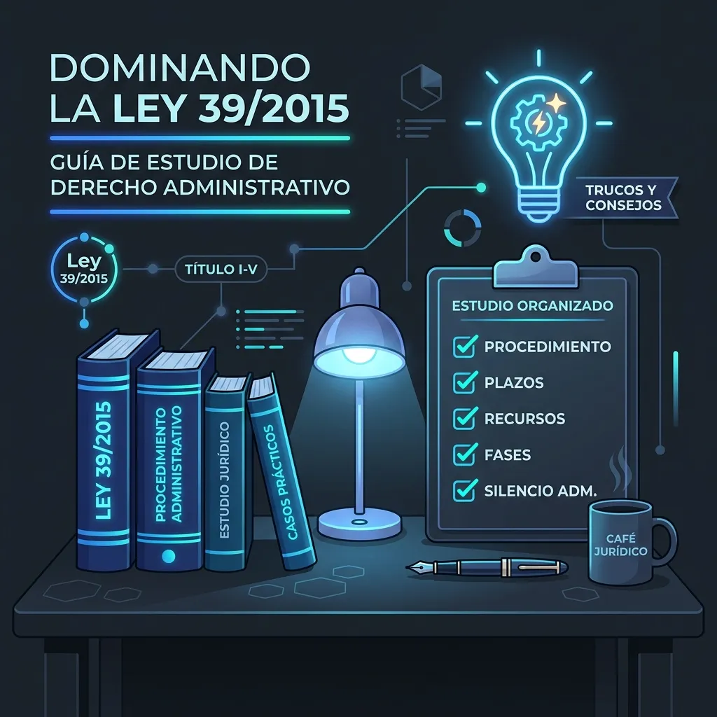 Guía definitiva para dominar la Ley 39/2015 en tu oposición: Trucos y artículos clave