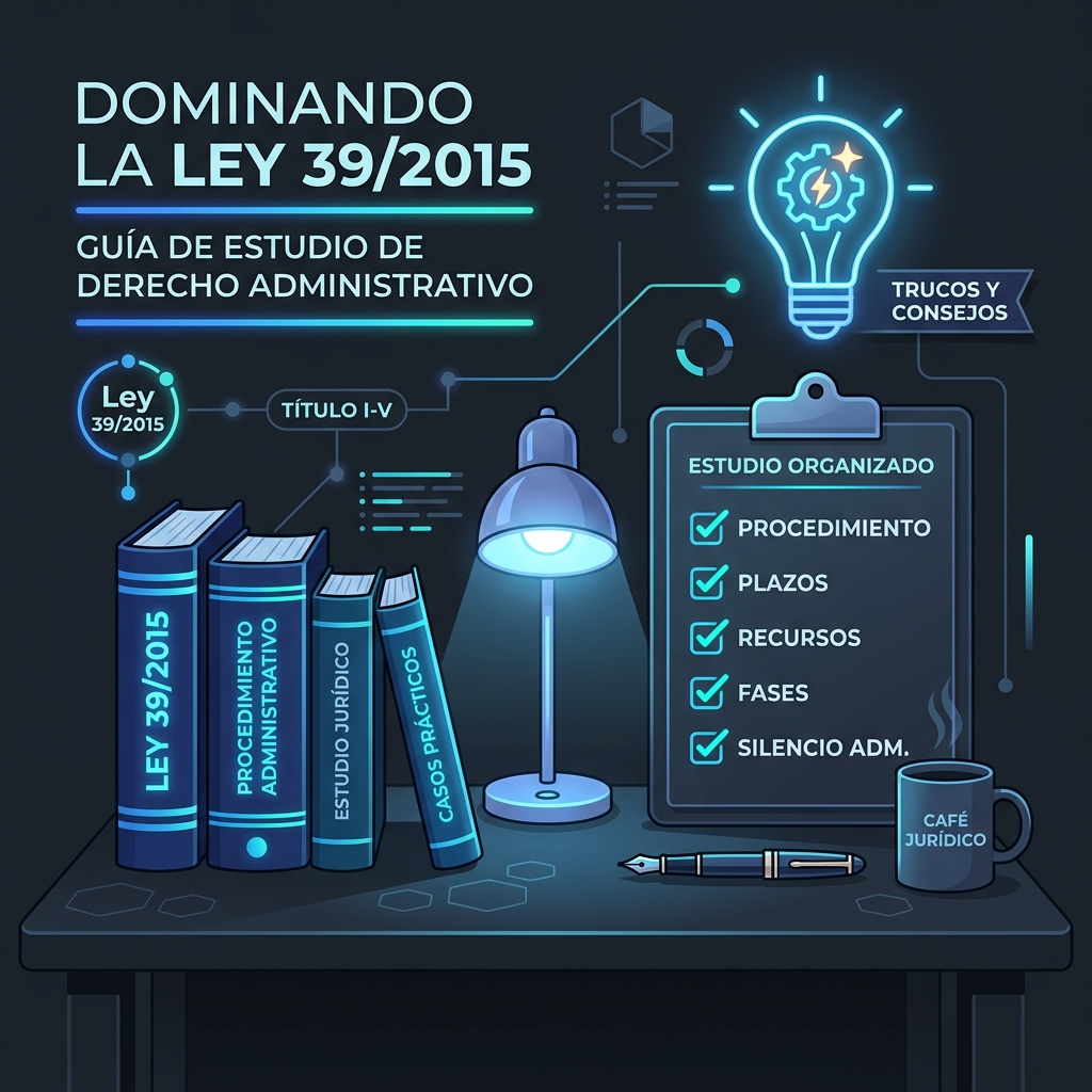Guía definitiva para dominar la Ley 39/2015 en tu oposición: Trucos y artículos clave